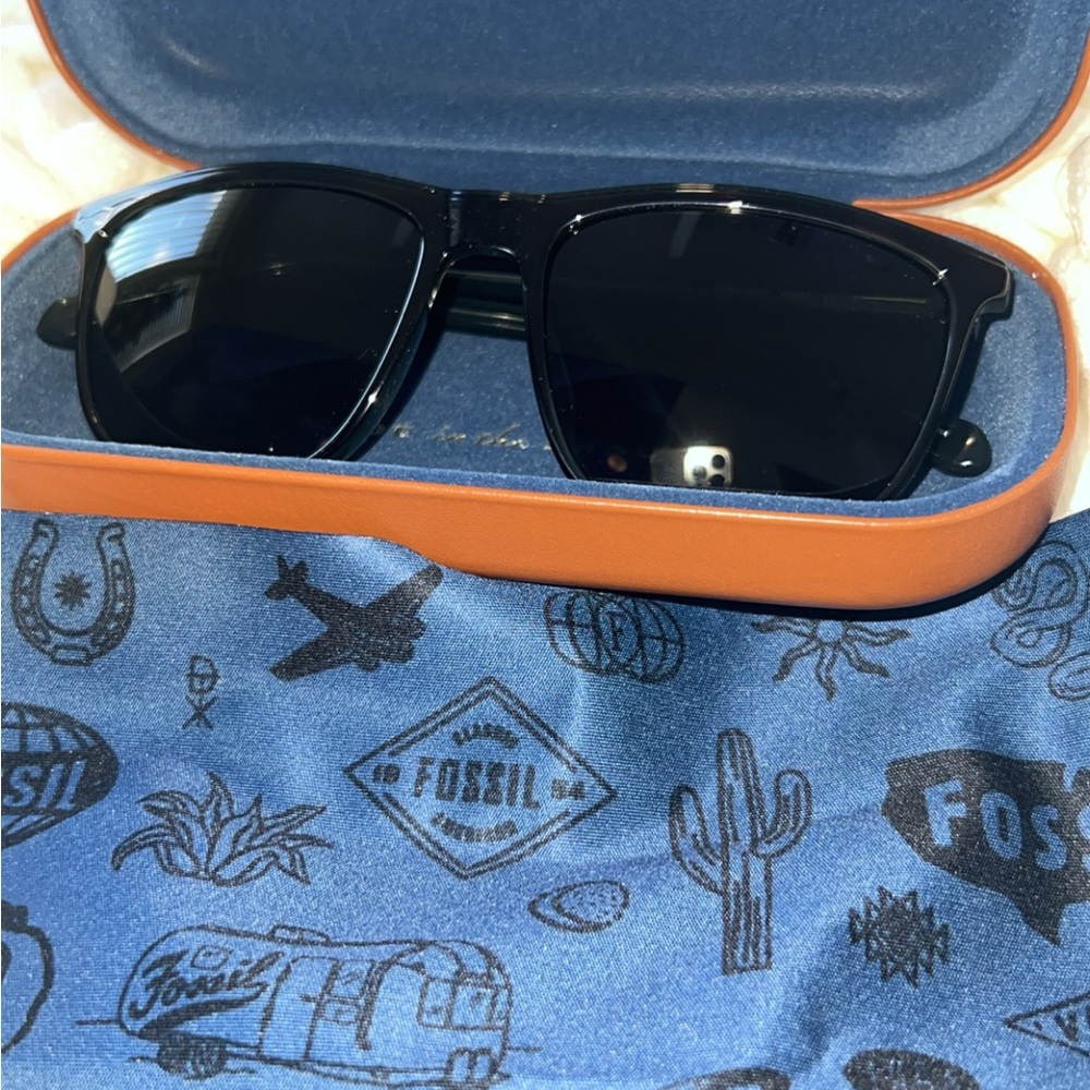 Fossil 57mm Dark Havana Sunglasses FOS3135-S 086 Men’s Unisex Authentic Square
